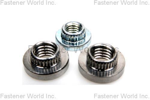 CHONG CHENG FASTENER CORP. (CFC) , ROUND TEE NUT WITH STRRIGHT KNURL , Tee Nuts
