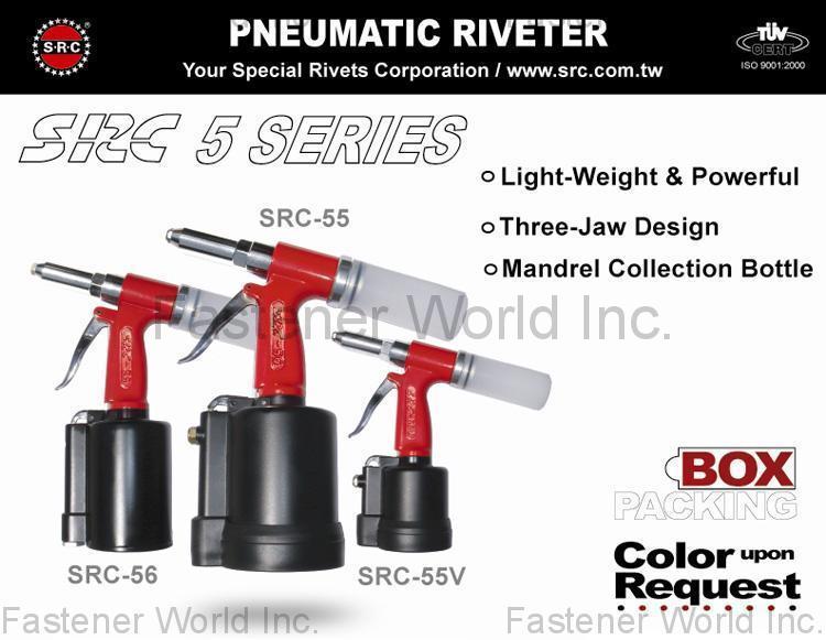 SPECIAL RIVETS CORP. (SRC) , Professional Air Riveter , Pneumatic/hydraulic Riveters