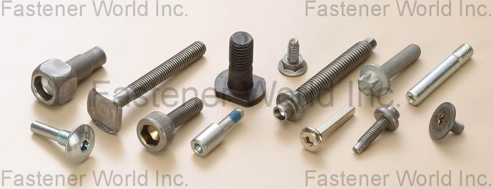 隆宇工業有限公司  , 機械牙螺絲, 內六角孔螺絲, 特殊螺, 四角頭螺絲 , 機械牙螺絲
