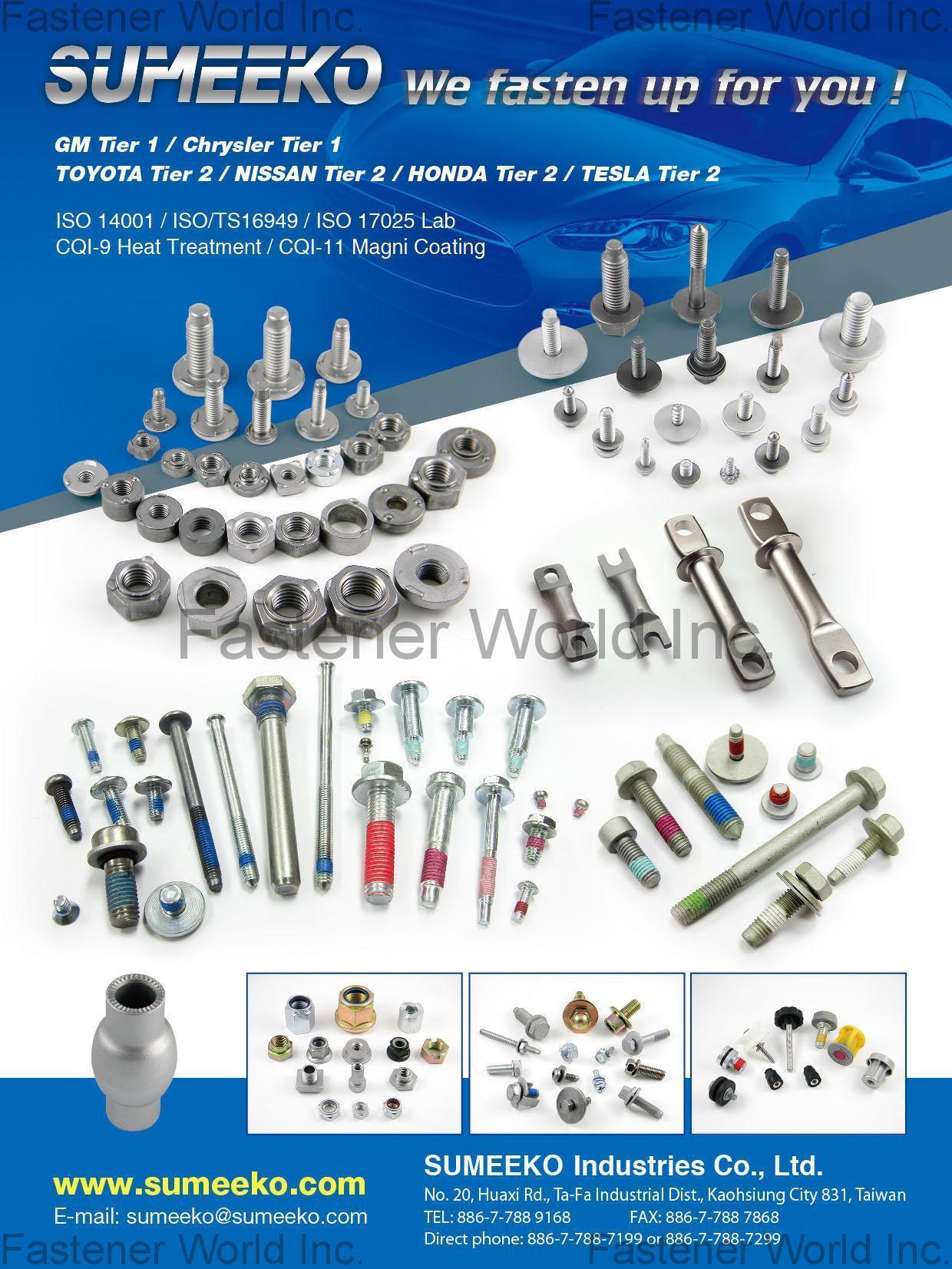 SUMEEKO IND. CO., LTD. , Automotive Parts , Automotive Parts