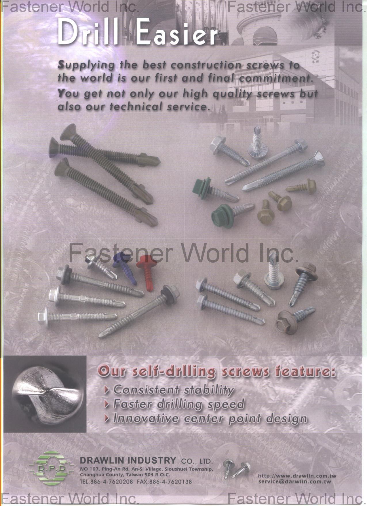 SUPER DPD CO., LTD. , Self-Drilling Screws, Construction Screws , Self-drilling Screws