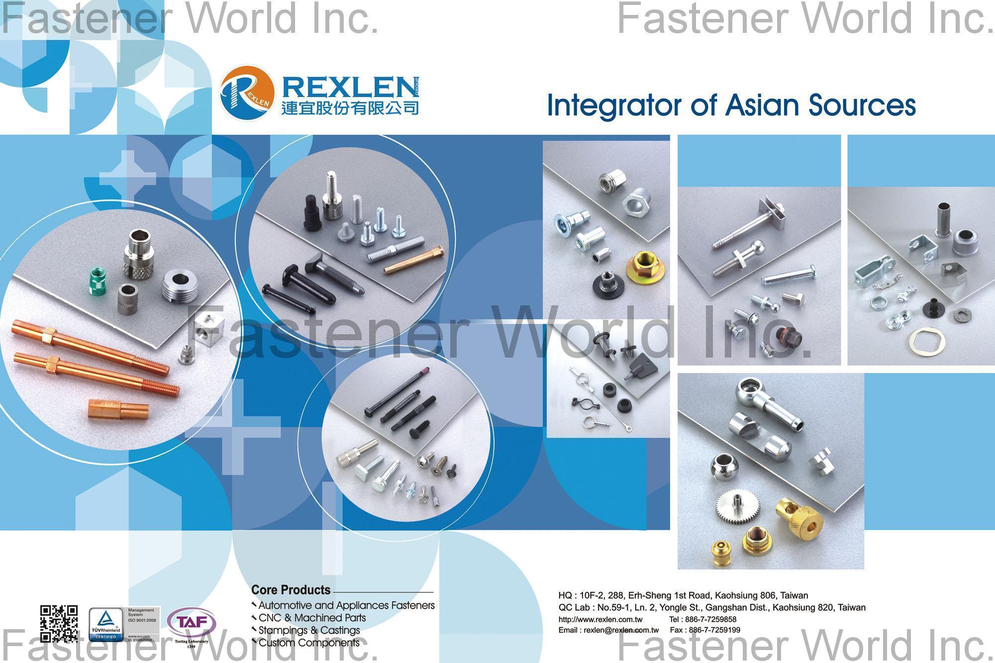 REXLEN CORP.  , Automotive and Appliances Fasteners , Automotive Parts