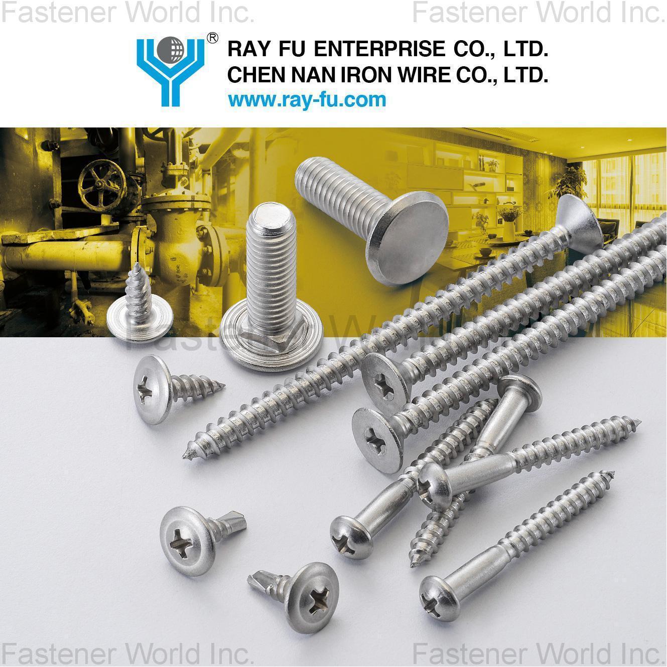 RAY FU ENTERPRISE CO., LTD. , Stainless Steel Screw , High Strength Stainless Steel Screws