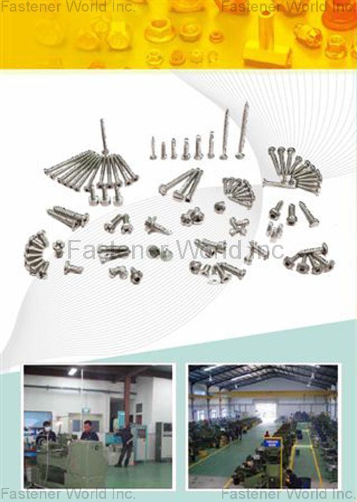 LINKWELL INDUSTRY CO., LTD. , Stainless Steel Screws & Bolts, Machine Screws, Tapping Screws, Chipboard Screws, Socket Screws, Taptite Screws, Hex Socket Head Cap Screws, Hex Head Wood Screws , Machine Screws