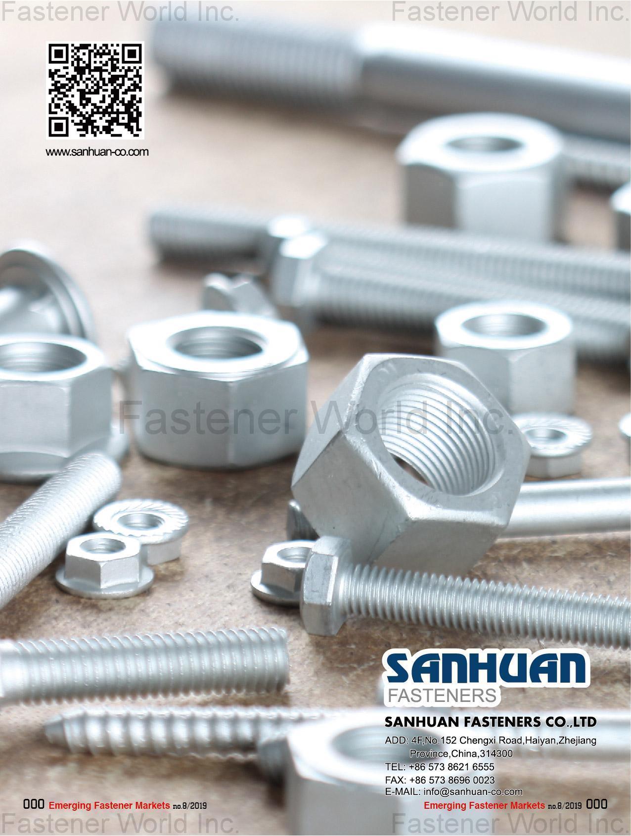 HAIYAN SANHUAN FASTENERS CO., LTD. , standard and nonstandard fasteners and hardware components