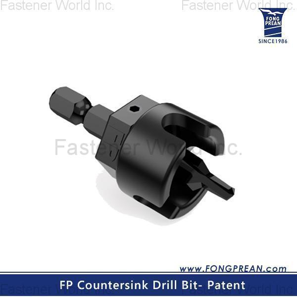 FONG PREAN INDUSTRIAL CO., LTD. , FP Countersink Drill Bit Set_Patent