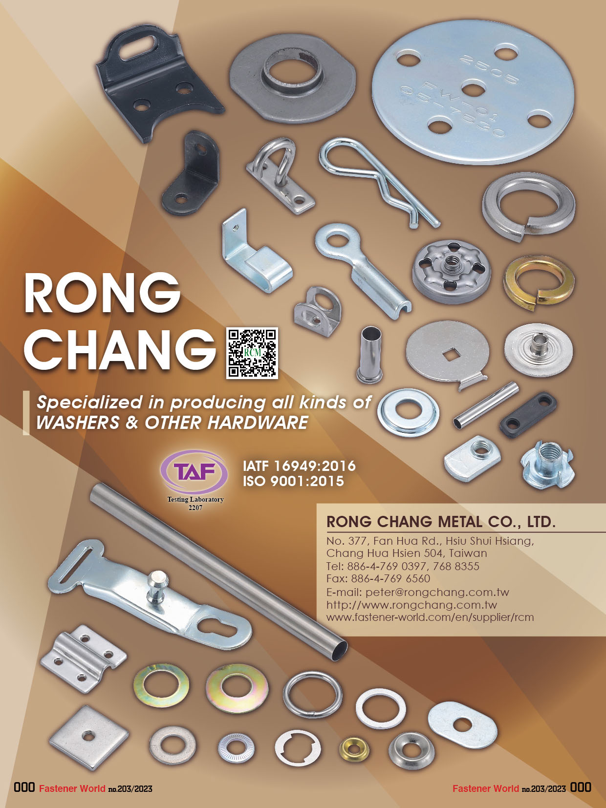RONG CHANG METAL CO., LTD.  , Washers & Other Hardware