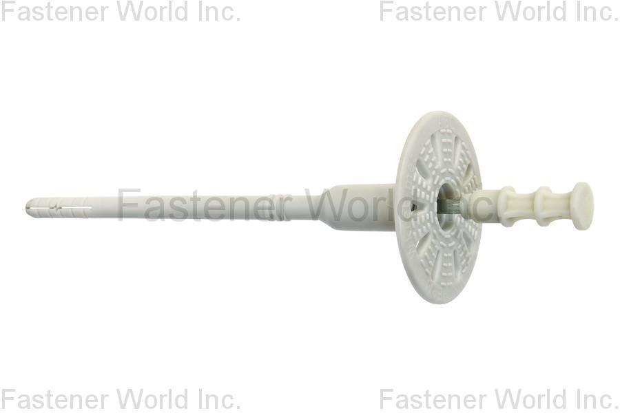  Hammer-in fastener with metal nail - short embedment depth