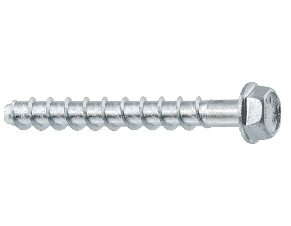  Concrete screw with hex washer head