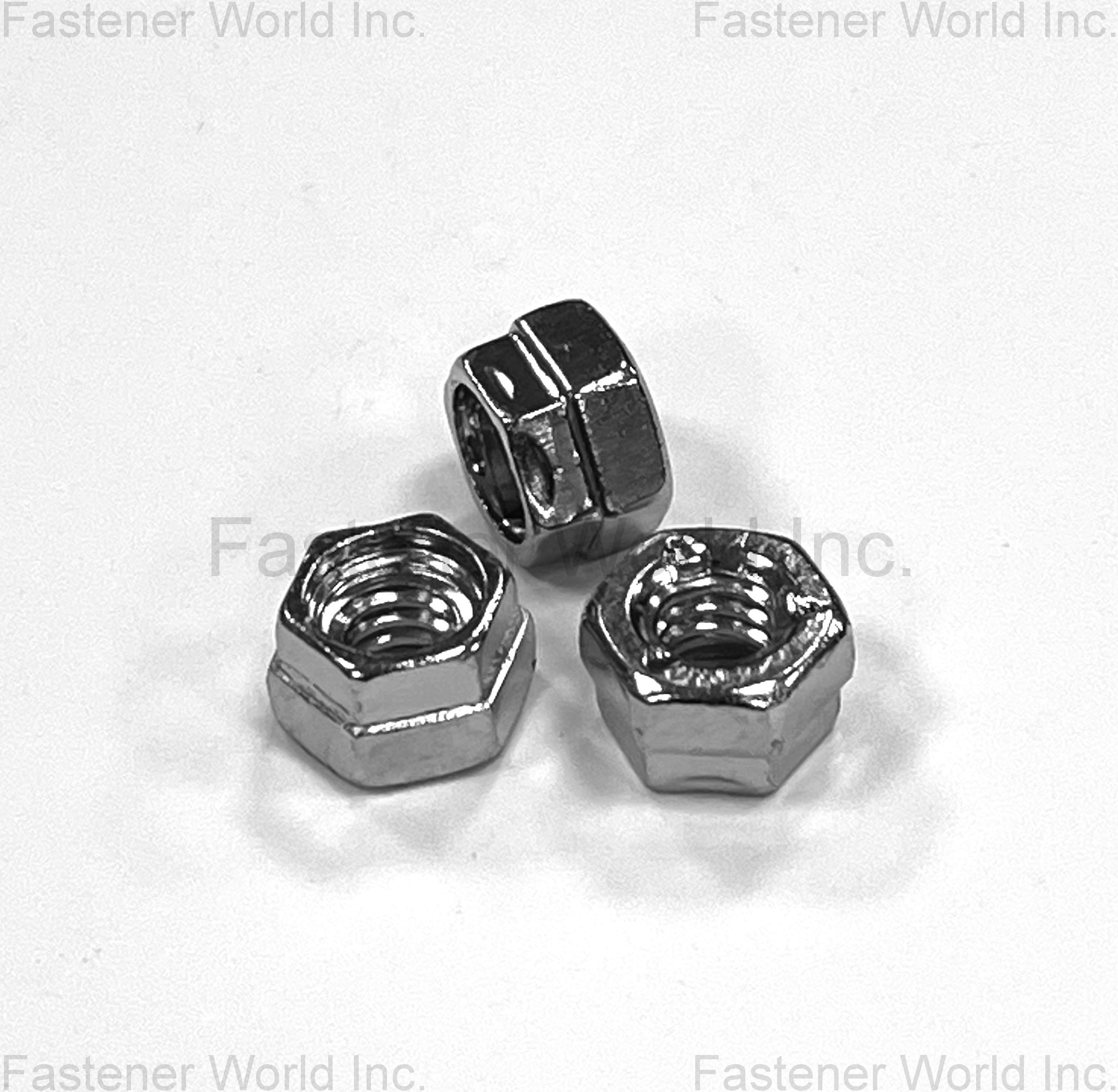 Tina Fastener Co., Ltd. , Double Lock Nuts (with 3 notches) 雙層帽(壓三點)