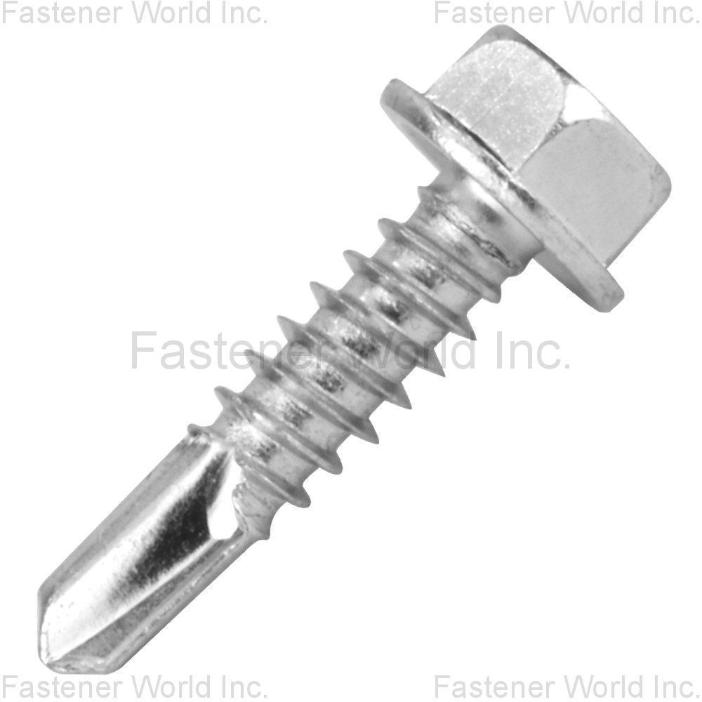 YUYAO AKF FASTENERS CO., LTD. , Hexagonal Washer Head Self-Drilling Screw（DIN7504-K）