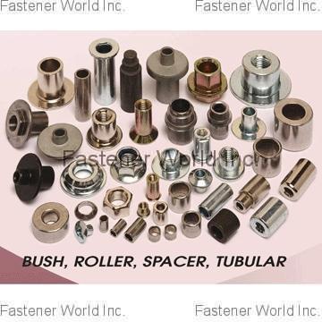 FASTENER JAMHER TAIWAN INC.  , Bush, Roller, Spacer, Tubular, CHAIN ROLLER , Spacers