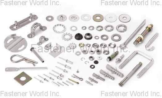 LINKWELL INDUSTRY CO., LTD. , WASHERS / Flat Washer / Bonded Washer / Finish Cup Washer, Spring Split Lock Washer / Internal/ External Tooth lock Washer, Fender Washer / EPDM Bonded washer / Wave Spring Washer / Blind Rivet / Pop Rivet / E-Ring / Semi-Tubular Rivet / PVC Washer / Nylon Washer / Conical Washer / Beveled Washer / Retaining Ring / Split Pins Cotter Pins  , Washers