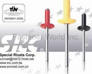 Color break mandrel blind rivets(SPECIAL RIVETS CORP. (SRC))