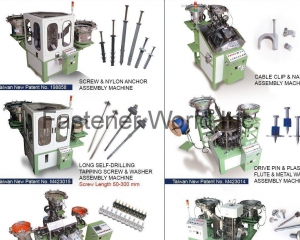 Collated Screws,Screw & Nylon Anchor Assembly Machine,Long Self-Drilling & Washer Assembly Machine,Cable Clip & Nail Assembly Machine,Drive Pin(ZEN-YOUNG INDUSTRIAL CO., LTD. )