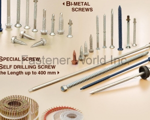 Bi-Metal Screws, Special Screw, Self-Drilling Screw, Collated Screw(K. TICHO INDUSTRIES CO., LTD. )