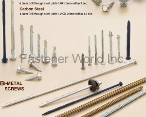 HWH Self-drilling Screws, Bi-Metal Screw, Special Screw, Self-Drilling Screw, WTB Screw-Timber Screw(K. TICHO INDUSTRIES CO., LTD. )