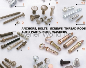 ANCHORS, BOLTS, SCREWS, THREAD RODS, AUTO-PARTS, NUTS, WASHERS(GELA & COMPANY )