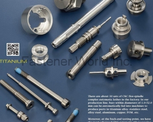CNC Lathe Titanium alloy parts(IOU GOOD JYI INDUSTRY CO., LTD. )