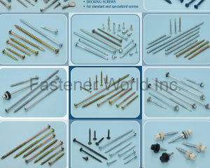 Self-Drilling Screw, Self-Tapping Screw, Construction Screw, Roofing Screw, Drywall Screw, Thread Cutting Screw, Decking Screw,For Standard And Specialized Screw(WATTSON FASTENER GROUP INC. )