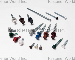 ROOFING SCREWS, BONDED WASHER, HEAD PAINTING(FALCON FASTENER CO., LTD. )