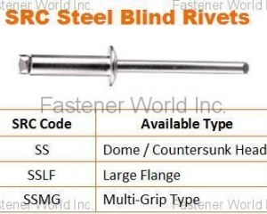Steel Blind Rivets(SPECIAL RIVETS CORP. (SRC))