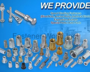 Speed Riveting Fasteners, Rivet Nuts, Anchor Bolts, Interlock Rivets, Expansion Anchors, Special Parts, Auto Parts(ANCHOR FASTENERS INDUSTRIAL CO., LTD. )