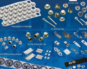 Progressive Stamping, Hex Caps, Stud Caps, Wheel Nut Caps, Snap Buttons, Stamped Products(LAI YUAN INDUSTRY CO., LTD. )