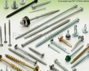 Bi-metal Screw, Chipboard Screw, Stainless Steel Screw, Drywall Screw, Self Drilling Screw, Window Screw, Bi-metal self-drilling screw(KINGFUDA PRECISION CO., LTD.)