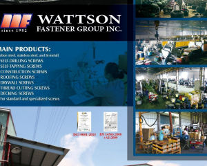 Self-Drilling Screw, Self-Tapping Screw, Construction Screw, Roofing Screw, Drywall Screw, Thread Cutting Screw, Decking Screw,For Standard And Specialized Screws(WATTSON FASTENER GROUP INC. )