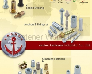 Speed Riveting / Anchors & Fixings / Clinching Fastener / Anchor Nuts(ANCHOR FASTENERS INDUSTRIAL CO., LTD. )