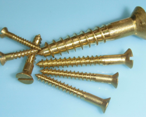 Copper screws brass slotted flat head wood screws (Chongqing Yushung Non-Ferrous Metals Co., Ltd.)