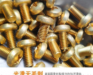 Brass phillips pan head machine screws(Chongqing Yushung Non-Ferrous Metals Co., Ltd.)