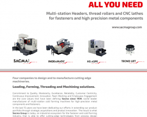 New Ultimate -- Warm Forming Product Lines, WF Roller, WF Former(SACMA GROUP)