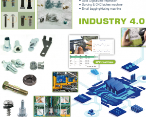 Industry 4.0, Automation Storage & Retrieval System connected with ERP & loT, loT Production & QR code scanning process tracking system, In-house Tooling Shop, Spot Digitalized Inspection, Sorting & CNC lathes machine, Small Begging/kitting machine(EASYLINK INDUSTRIAL CO., LTD.)