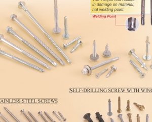 Bi-Metal Screws, Stainless Steel Screws, Self-Drilling Screw With Wings(K. TICHO INDUSTRIES CO., LTD. )
