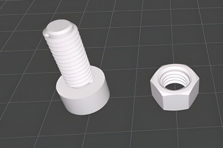 實用線上公制螺絲、螺帽與墊片3D模型生成器上線