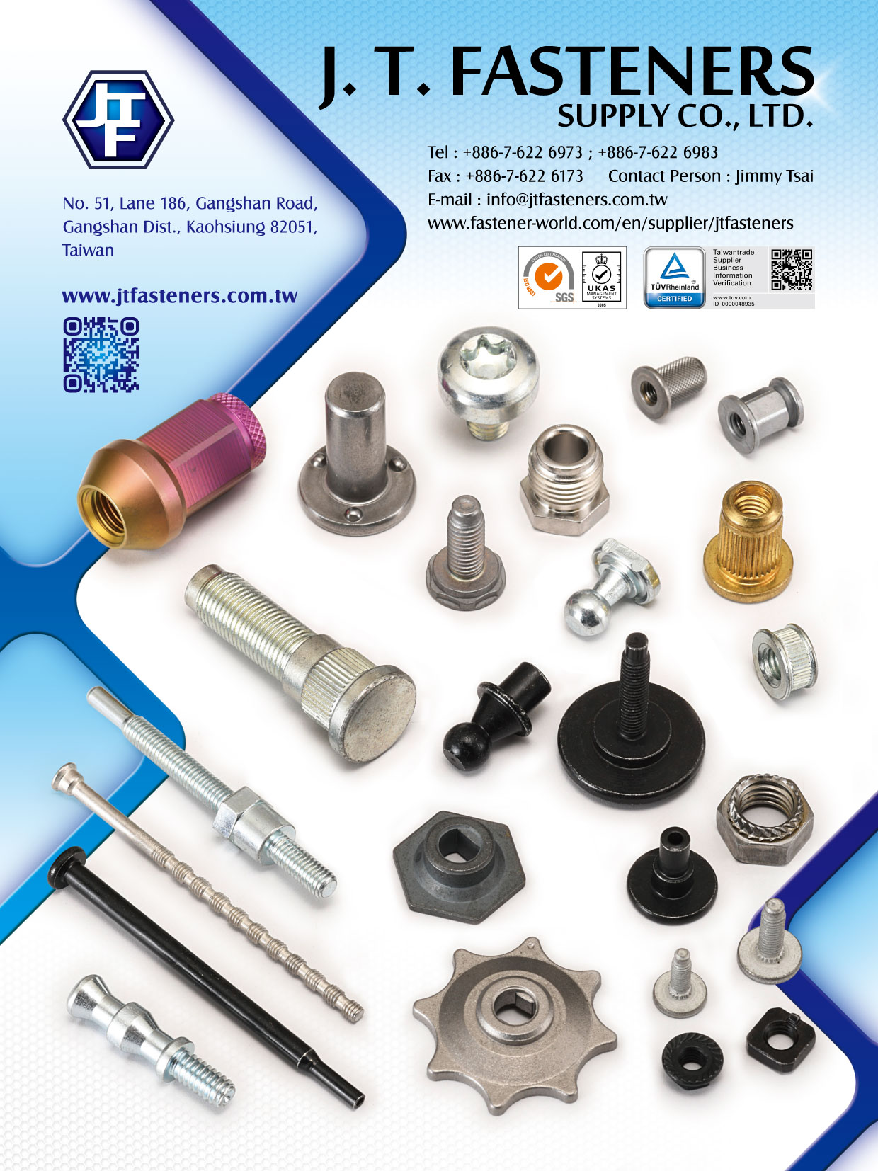 J. T. FASTENERS SUPPLY CO., LTD. _Online Catalogues