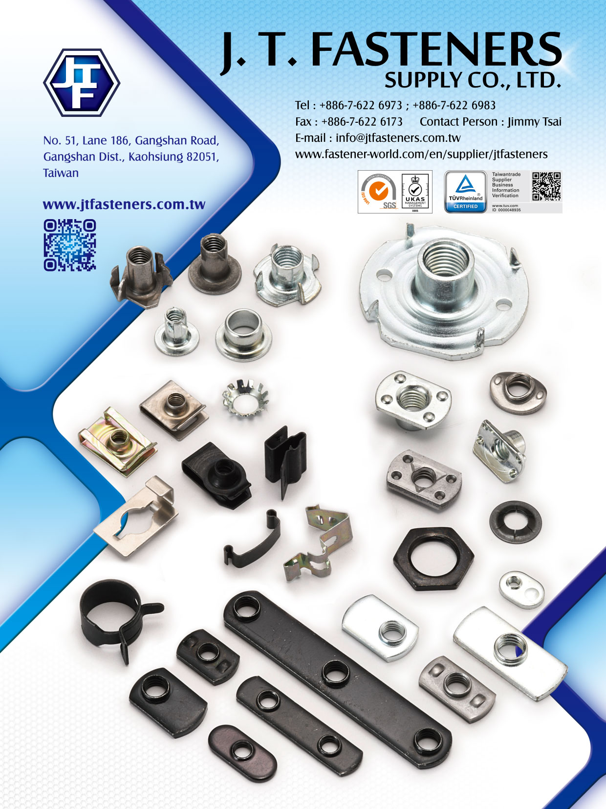 J. T. FASTENERS SUPPLY CO., LTD. _Online Catalogues