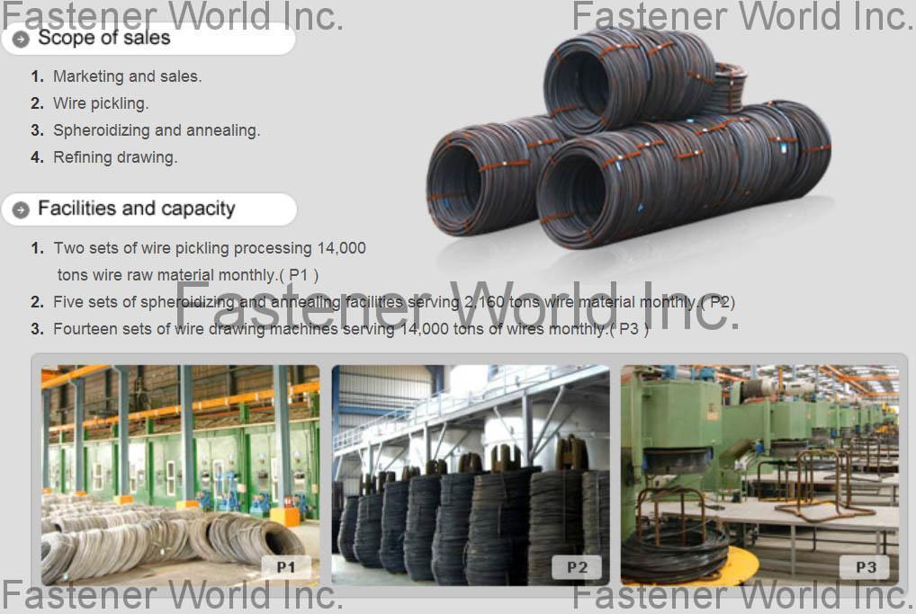 SAN SHING FASTECH CORP.  , Wire , Alloy Steel Wire & Rod