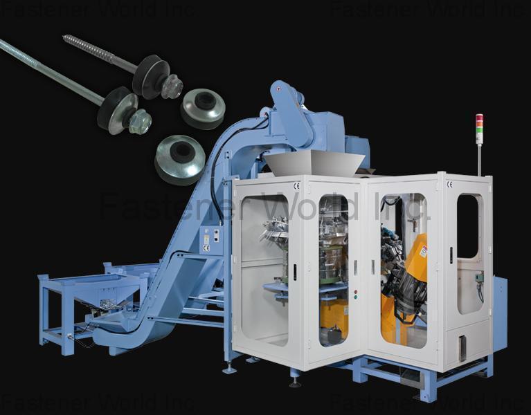 UTA AUTO INDUSTRIAL CO., LTD. , BAZ Washer Assembly Machine (SM) , Long Self - Drilling / Tapping Screw & Washer Assembly Machine