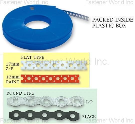 HWALLY PRODUCTS CO., LTD.  , NO.412 PERFORATED BANDING STRAP , Ceiling Anchors