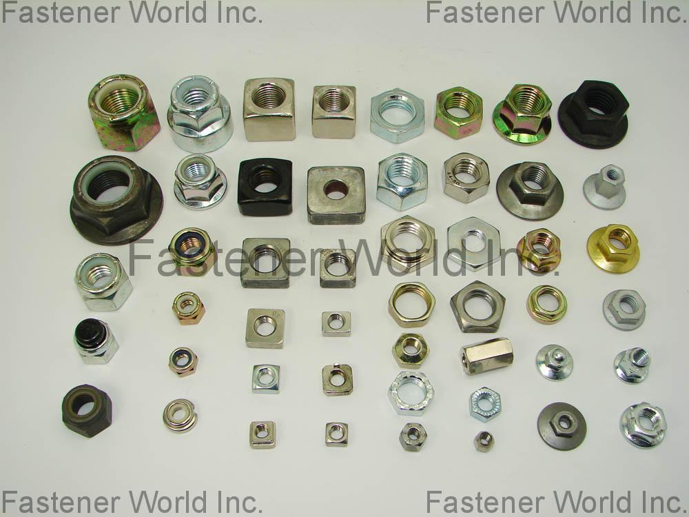 All Kinds Of Nuts Standard Nuts (Hex Nuts / Square Nuts / Flange Nuts / Nylon Insert Nuts)
