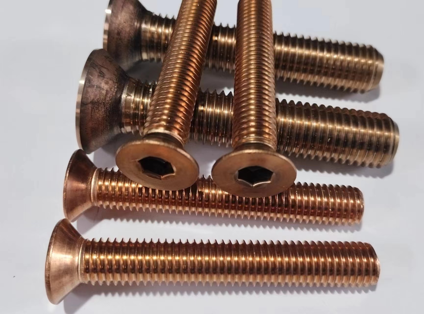 Bronze screws silicon bronze flat socket cap screws