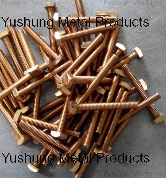 Chongqing Yushung Non-Ferrous Metals Co., Ltd. , 14-24 NS Extra hard silicon bronze square head machince screws 