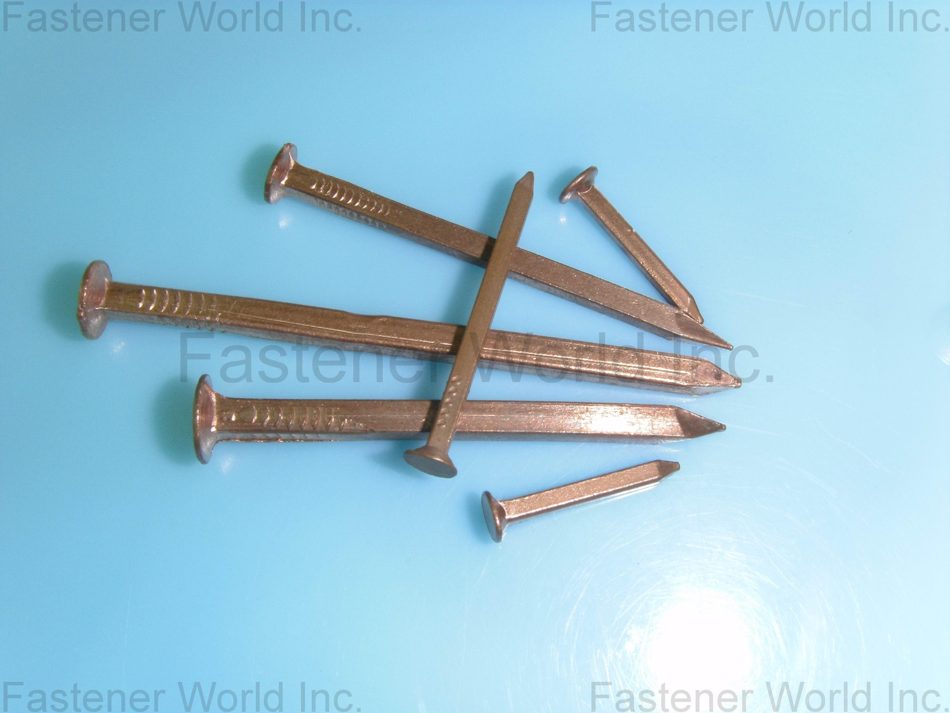 Chongqing Yushung Non-Ferrous Metals Co., Ltd. , Copper nails copper square shank boat nails