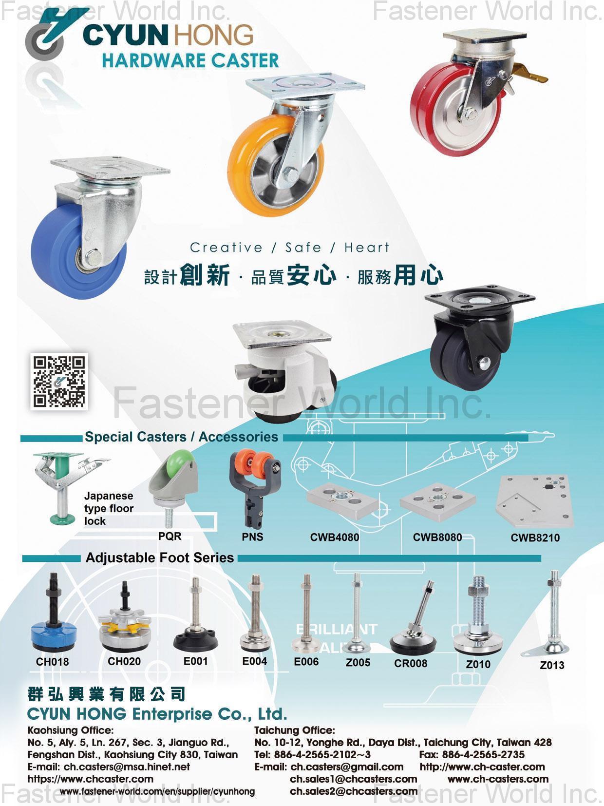 CYUN HONG ENTERPRISE CO., LTD.