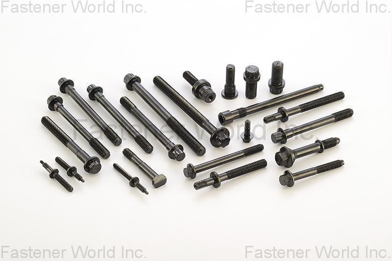 HON JEI ENTERPRISE CO., LTD. , Automotive & Motorcycle Screws, Special Screws, Cold Forged Parts and Customized Parts