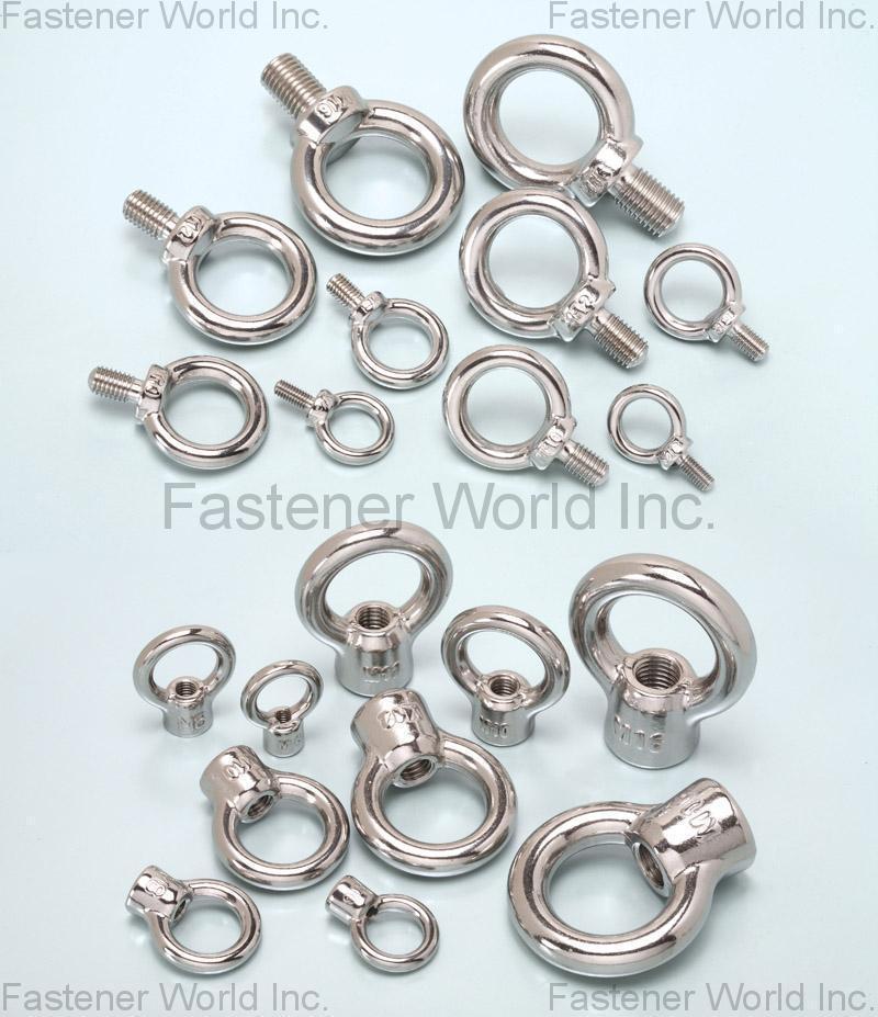 FONG YIEN INDUSTRIAL CO., LTD.  , JIS B 1168 eye bolts / JIS B 1169 eye nuts , Stainless Steel Eye Bolts