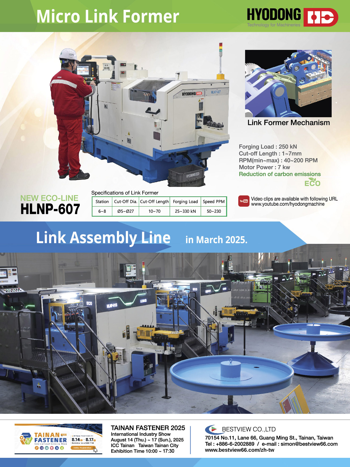 BEST VIEW CO., LTD.  , Micro Link Former